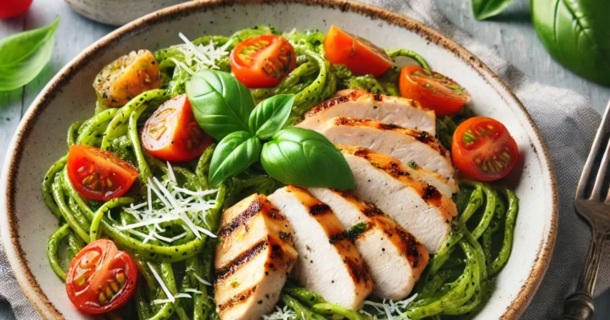 healthy recipes with pesto sauce