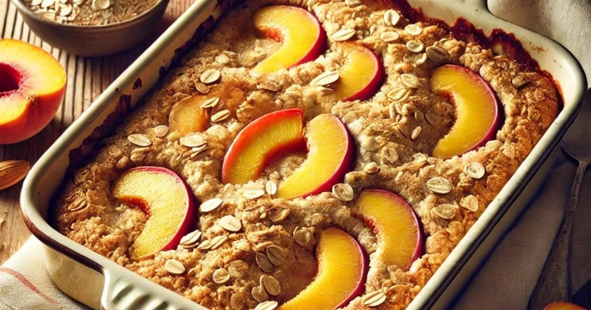 healthy peach cobbler recipes