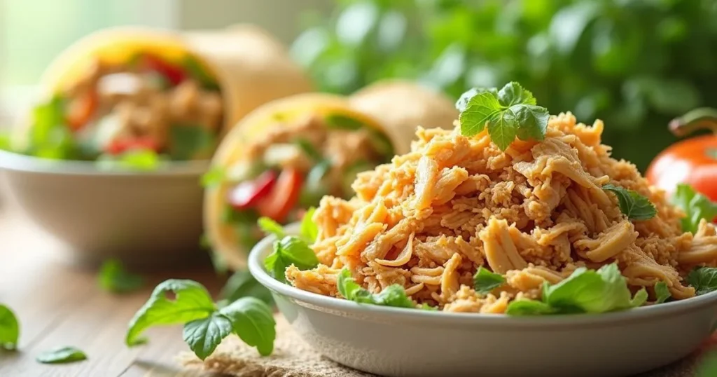 healthy shredded chicken recipes