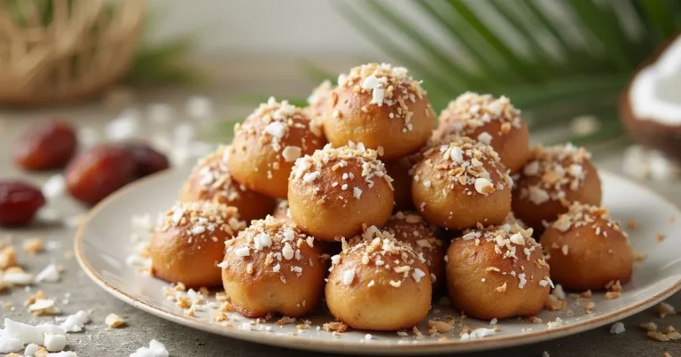 Coconut Date Rolls