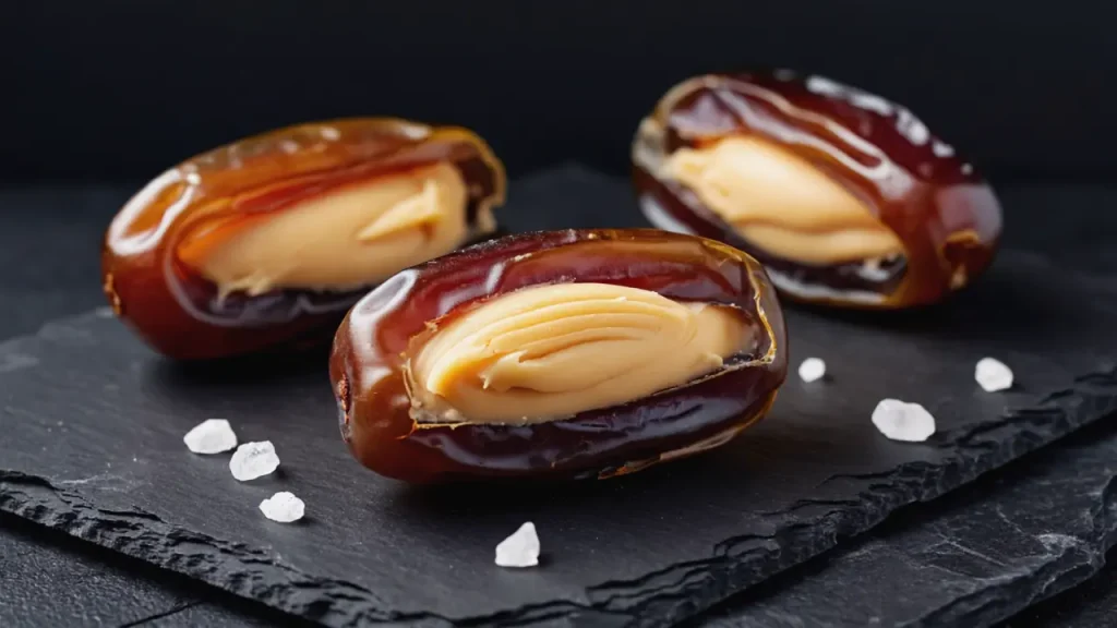 almond butter stuffed dates
